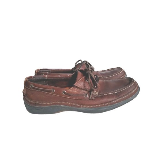 Men's Brown Dockers Leather Loafers size 11 - Picture 3 of 7